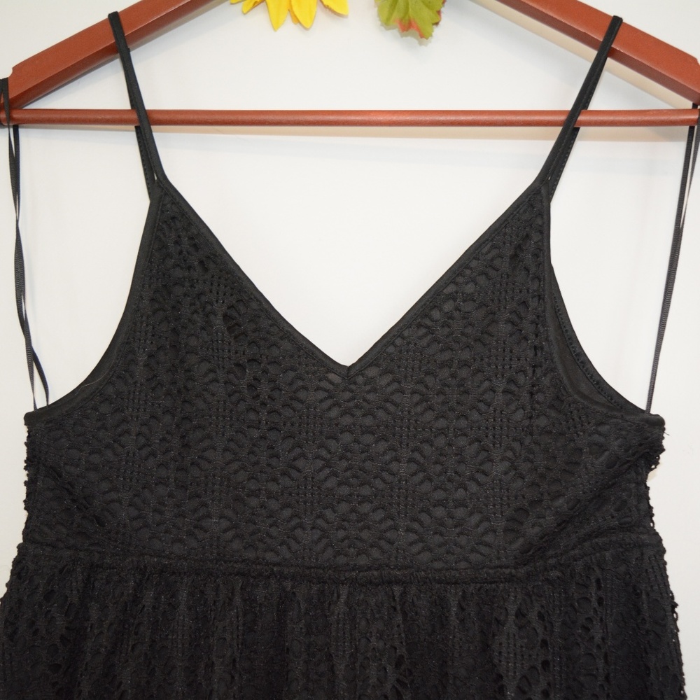 Women's Black Express Lace Dress XS - Picture 5 of 8